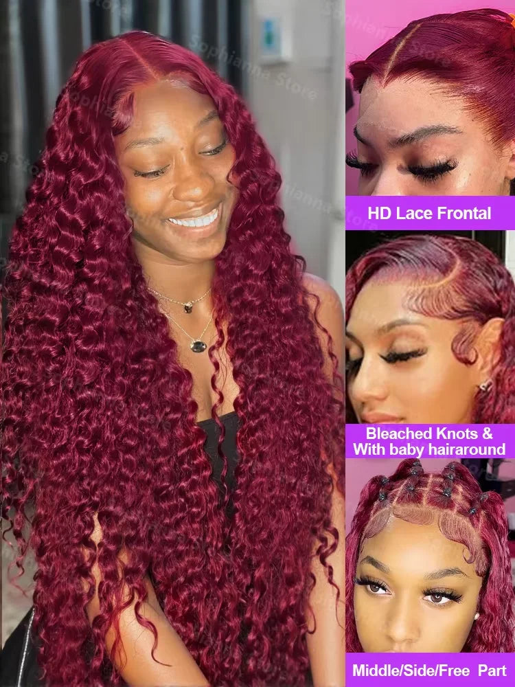 BURGUNDY WIGS