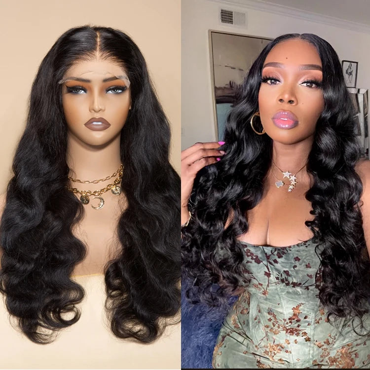 XBL 5x5 HD Lace Closure Wear and Go Glueless Vietnamese Super Double Drawn Human Hair Wigs Ready to Ship