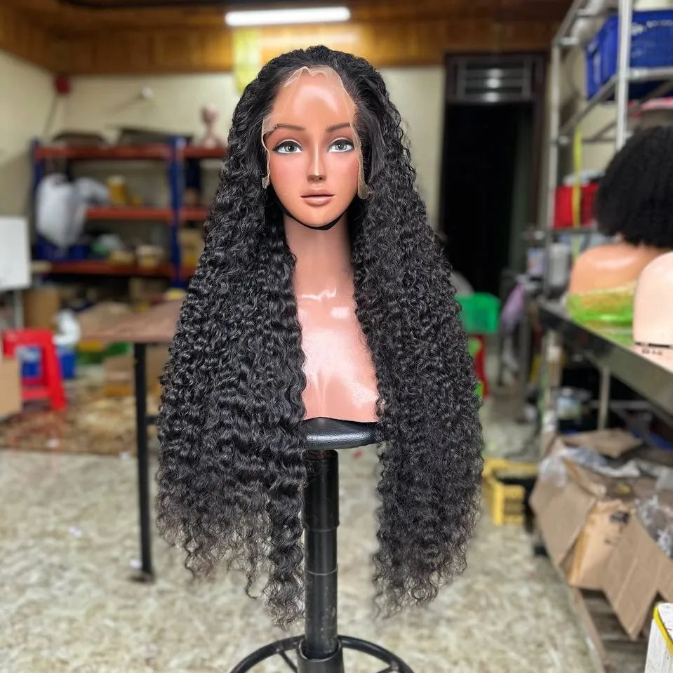 Wholesale Human Hair Products Vietnamese Raw Hair Lace Front Wigs Curly Hair Lace Frontal Wig Glueless Silky Soft