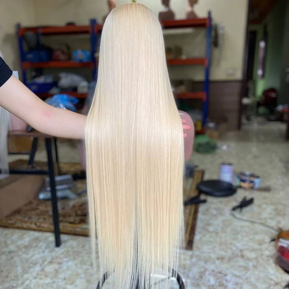 Human Hair Wigs 8-30 Inches Raw Bone Straight Vietnamese 100% Virgin Hair Wig Length Available in Blond Black Women