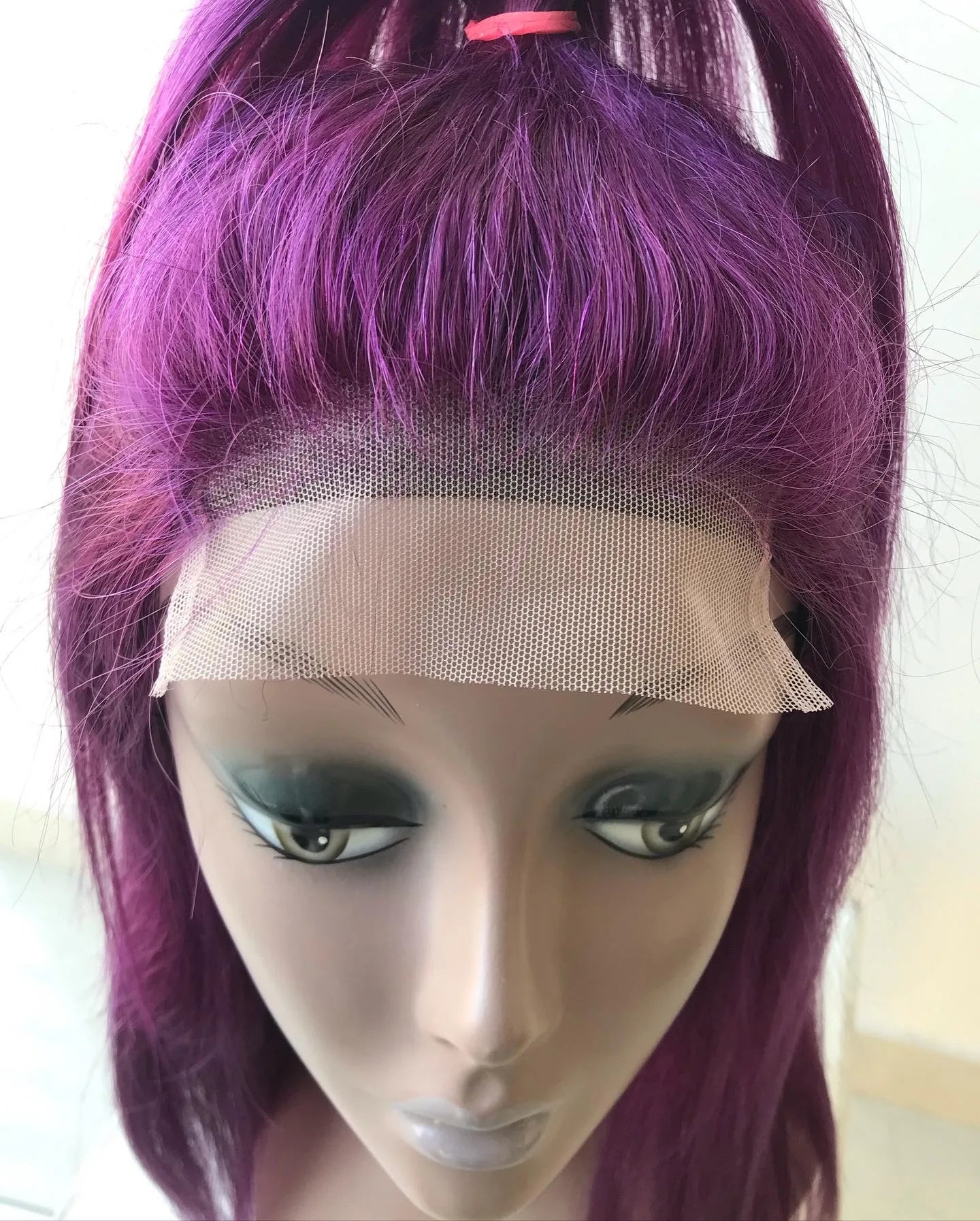 Top Selling Product Cuticle Aligned Purple Colour 4x4 Closure Remy Virgin Straights Human Hair Extensions Wigs Vendors Suppliers