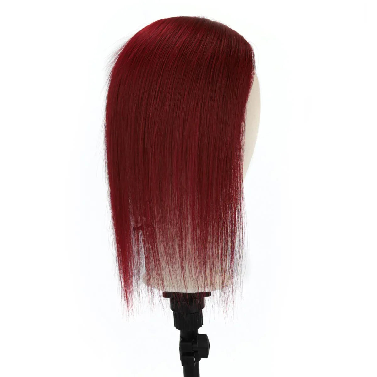 TUW22 Cherry Red Hair PU Topper Women's Hair Pieces for Thinning Hair Human Hair Piece for Hair Loss People Human Hair Toppers