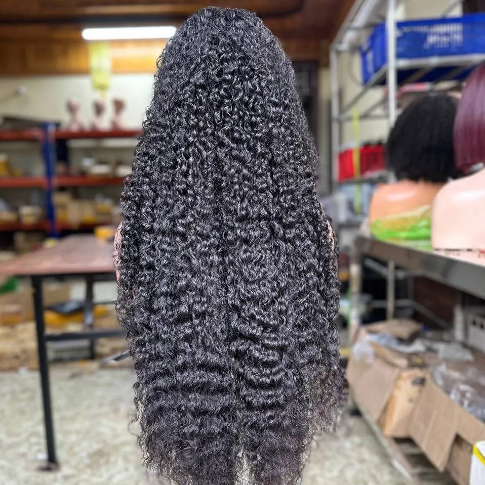 Wholesale Human Hair Products Vietnamese Raw Hair Lace Front Wigs Curly Hair Lace Frontal Wig Glueless Silky Soft