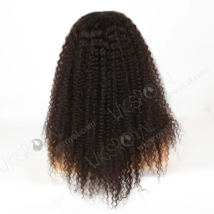 Top Quality Indian Remy Kinky Curl Natural Color Human Hair Wigs in the World