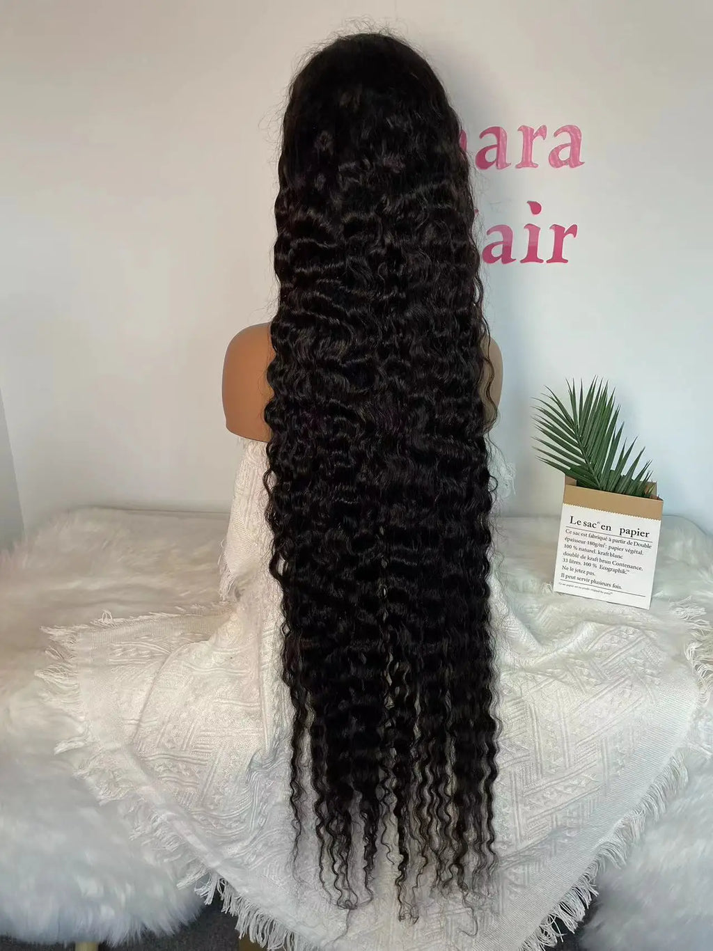Amararen 13*6 Transparent Lace Amara Curly Wave Lace Frontal Wig Natural Color 100 Virgin Human Hair 40inch Lace Frontal Wigs