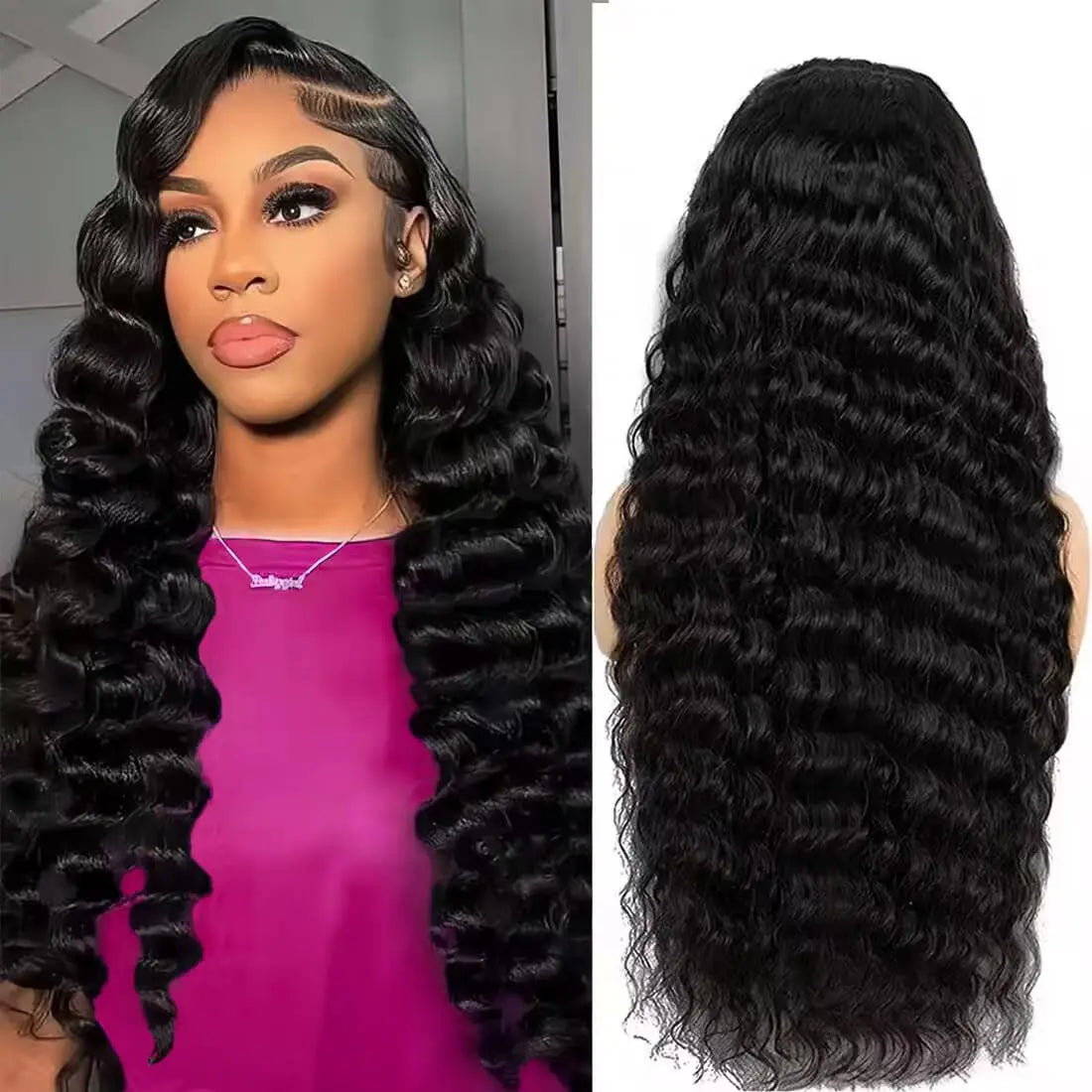 XBL 5x5 HD Lace Closure Wear and Go Glueless Vietnamese Super Double Drawn Human Hair Wigs Ready to Ship