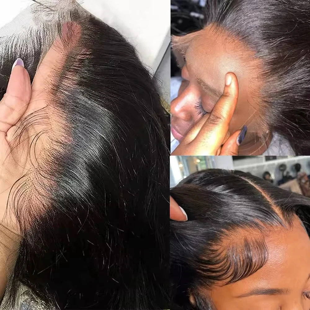 32 40 Inch Human Hair HD Lace Wig Straight Brazilian Virgin Hair Wigs Lace Front Human Hair Cheap Lace Frontal Wig Vendor