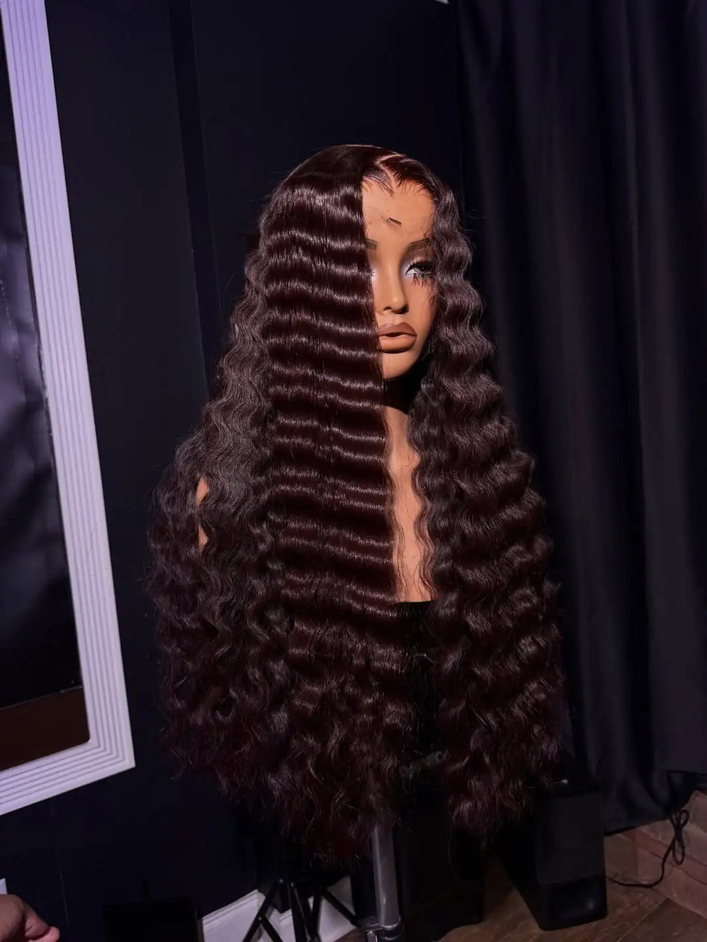 Ready to Ship Top Grade 100% Raw Virgin Human Hair Lace Frontal Closure Human Hair Wigs