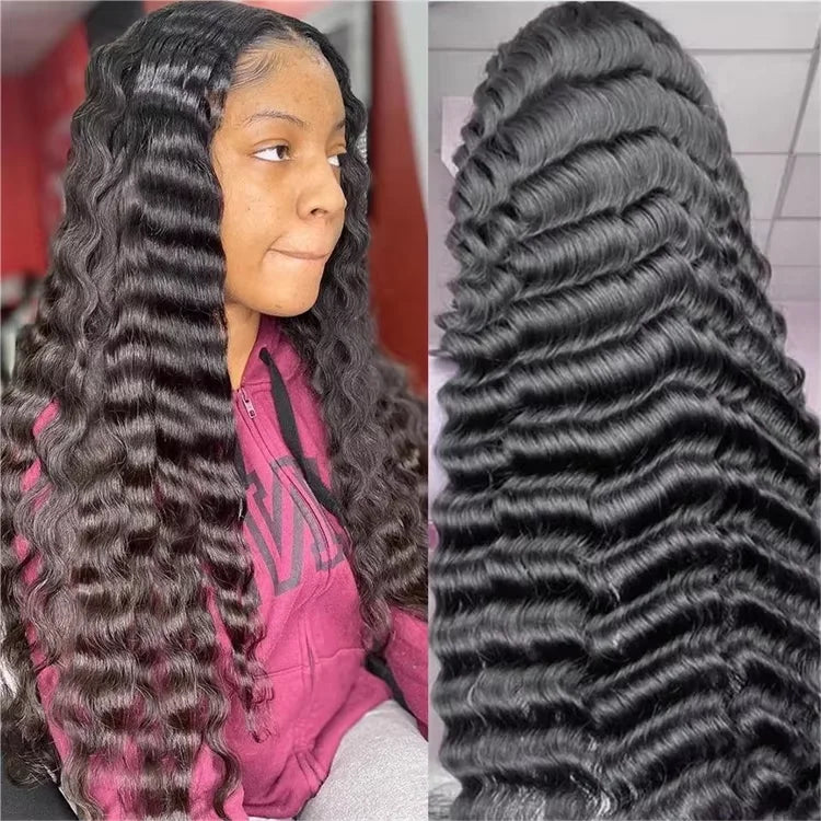 XBL 5x5 HD Lace Closure Wear and Go Glueless Vietnamese Super Double Drawn Human Hair Wigs Ready to Ship