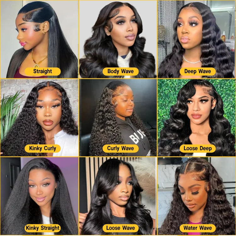XBL 5x5 HD Lace Closure Wear and Go Glueless Vietnamese Super Double Drawn Human Hair Wigs Ready to Ship