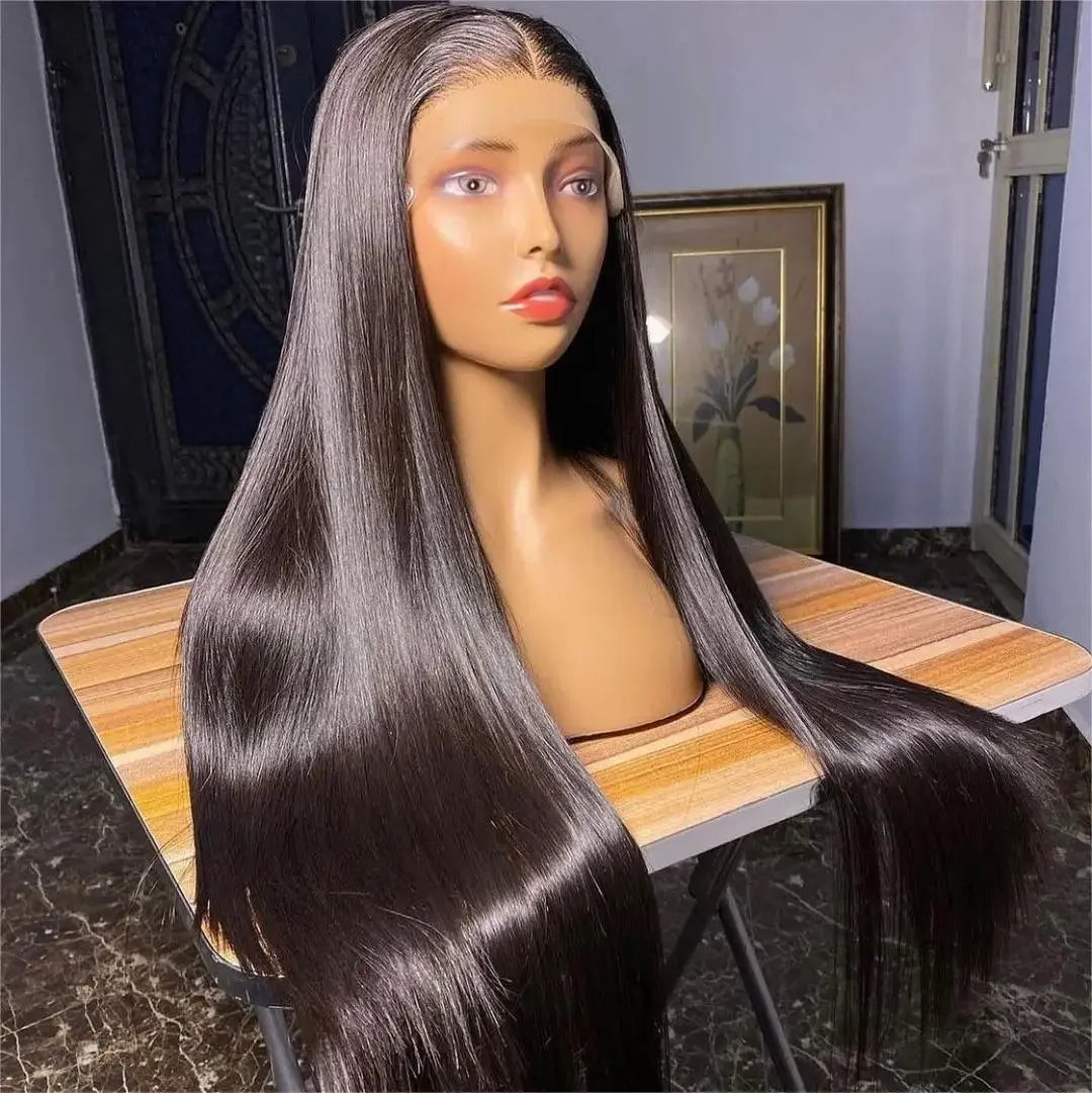 XBL 5x5 HD Lace Closure Wear and Go Glueless Vietnamese Super Double Drawn Human Hair Wigs Ready to Ship