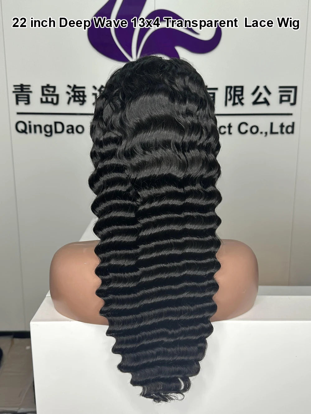 Top Sales Full Lace Frontal Wig Transparent Lace 13*4 Deep Wave Human Hair Wigs Ready to Ship Can by Bleached