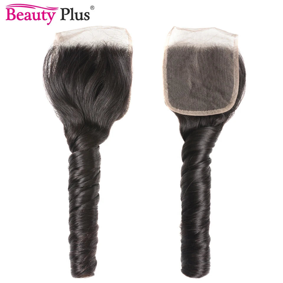 10-28 Inch Bouncy Hair Romance Curly Frontal With Bundles Remy Brazilian Egg Curl Human Hair Weave Bundles With 4x4 Lace Closure