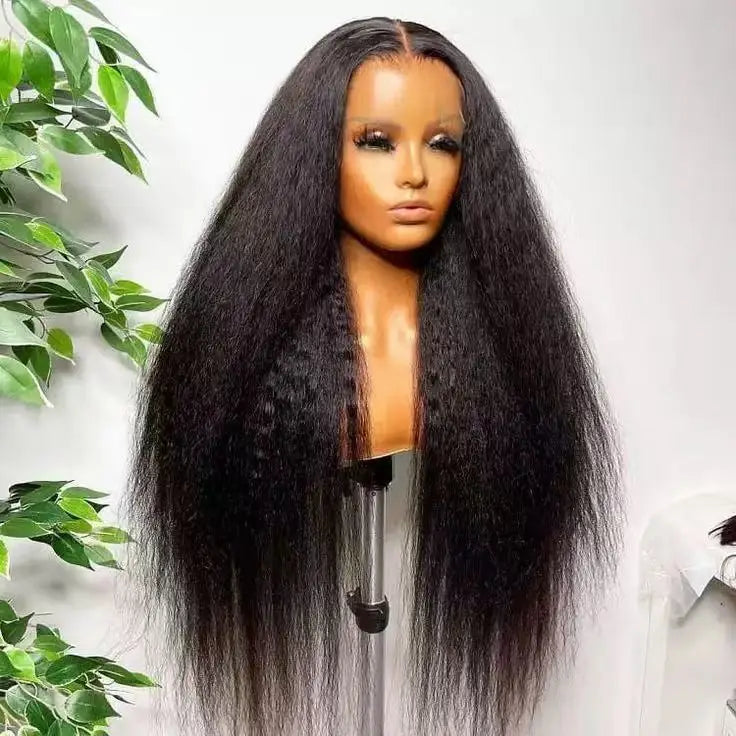 Afro Kinky Curly Wig Kinky Straight Wig Burmese Curly Wig Wholesale Human Hair Wig Pixie Wigs 13x6  Wig Glueless Lace Front Wigs