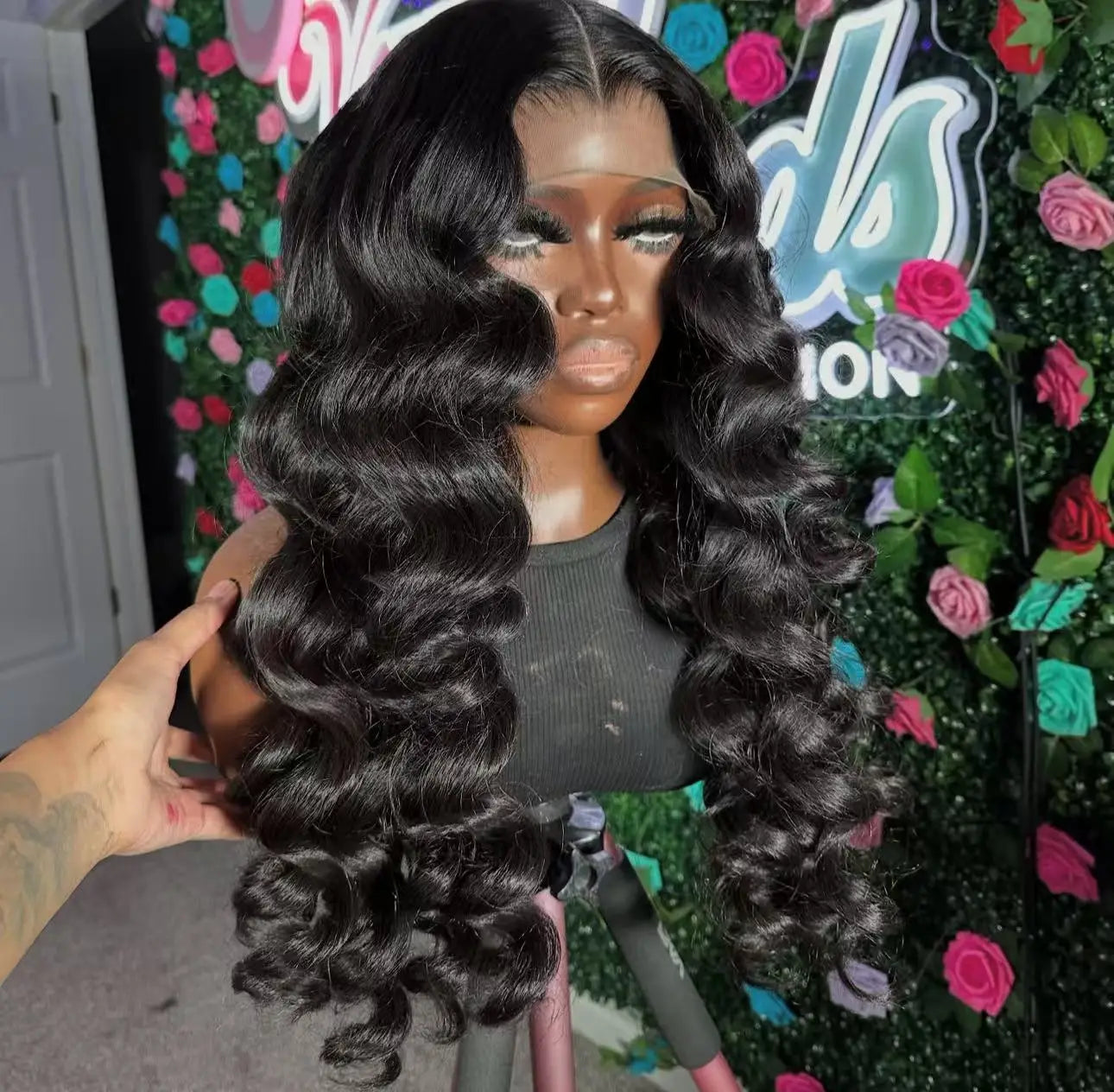 100% Human Glueless Hair Wigs Bundles Wholesale Natural 4x4 5X5 13X4 13X6 Lace Front Wigs Raw Human Hair Wig