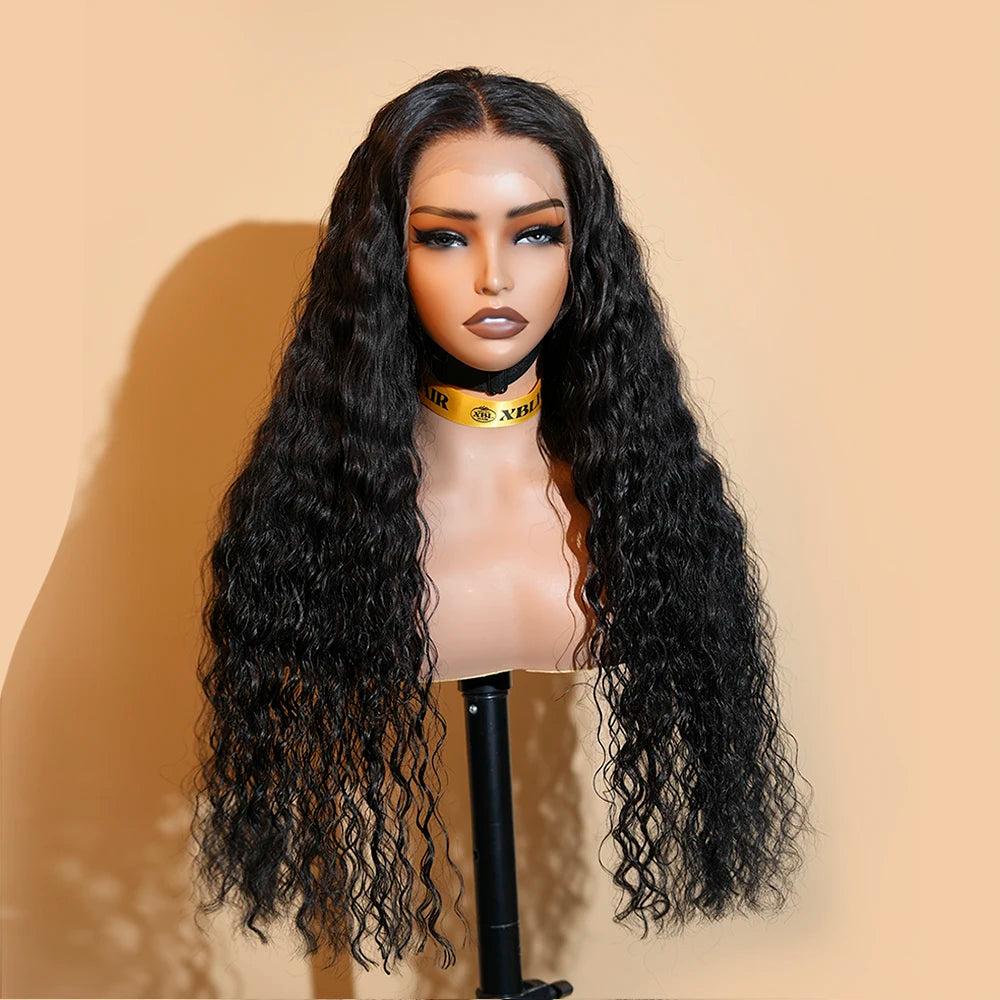 XBL 5x5 HD Lace Closure Wear and Go Glueless Vietnamese Super Double Drawn Human Hair Wigs Ready to Ship