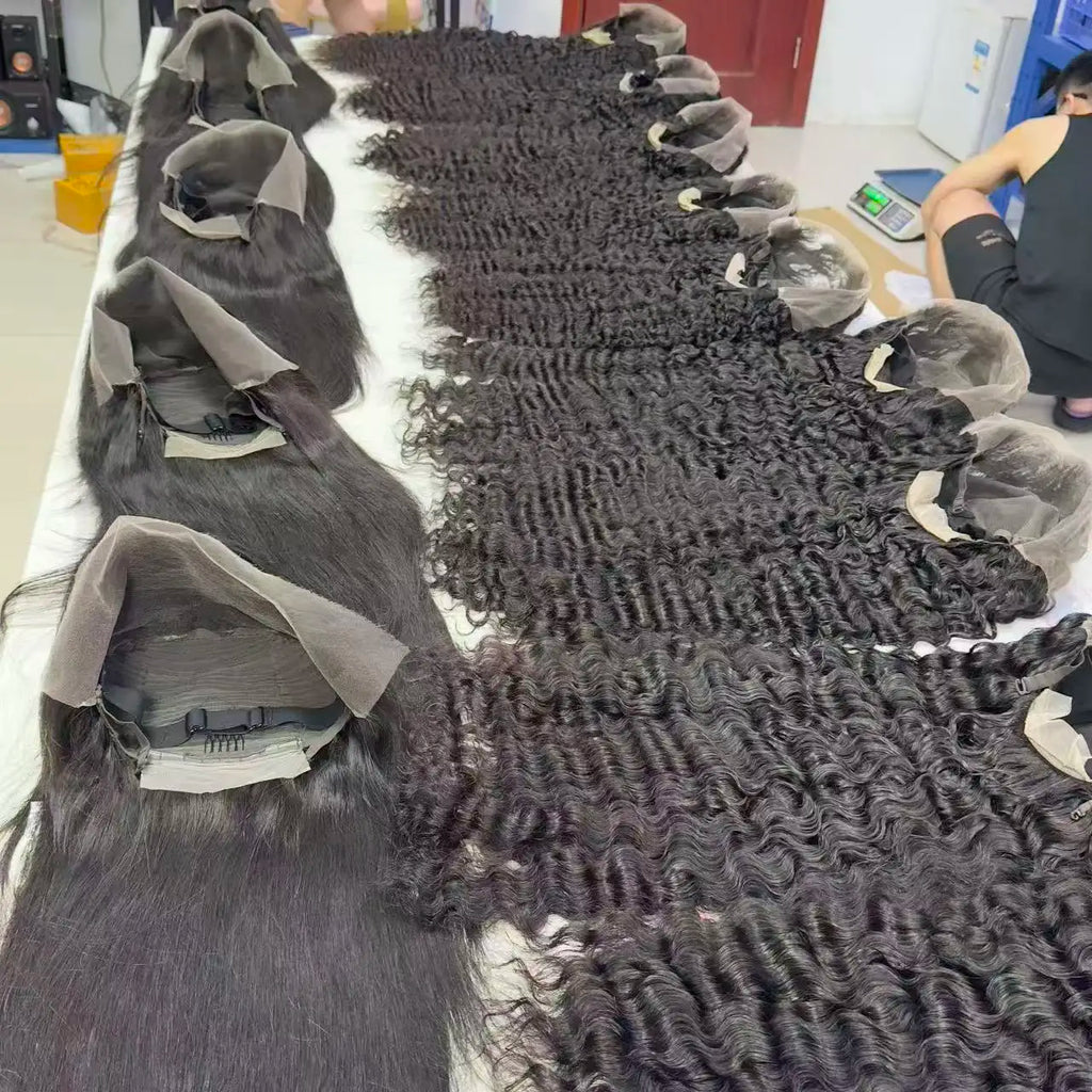 12 to 50 Inch Burmese Curly Wig Italian Curly Wig hd Lace Wig Human Hair Wigs Glueless Lace Front Wigs Wholesale Human Hair Wig