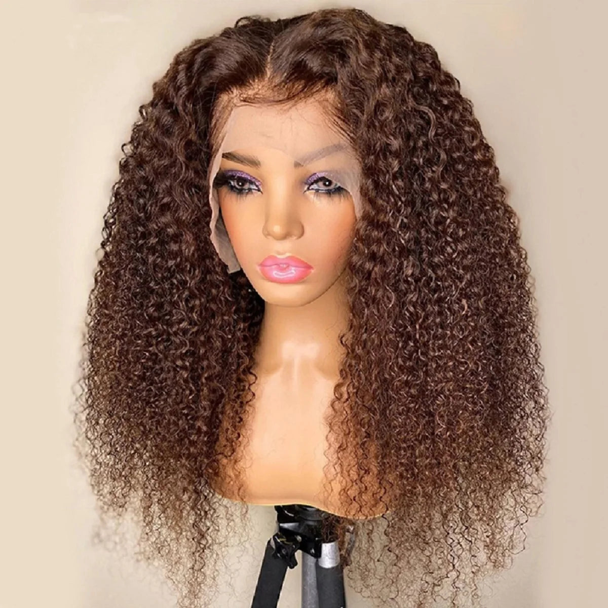13x4 Chocolate Brown Lace Front Wigs Brazilian 13x6 Hd Lace Frontal Wig Glueless Brown Curly Human Hair Wigs For Women Sale