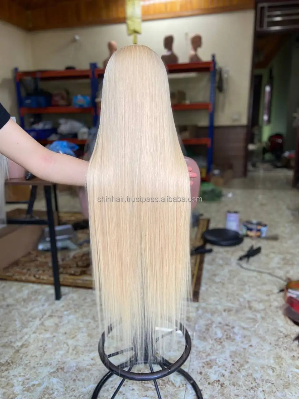 Human Hair Wigs 8-30 Inches Raw Bone Straight Vietnamese 100% Virgin Hair Wig Length Available in Blond Black Women
