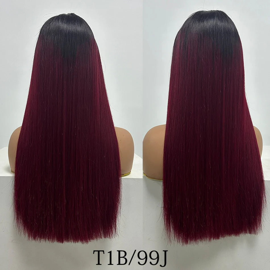 12A Super Double Drawn Vietnamese Hair Bone Straight Lace Closure Wigs 300% Density Silky Straight Hair Glueless HD Lace Wigs