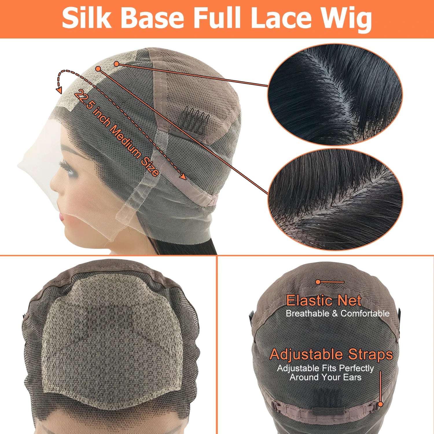 Soft Silk Base Full Lace Wig Humna Hair Lace Front Wigs For Women Straight Transaprent Brazilian Remy Lace Wig Silk Top Lace Wig