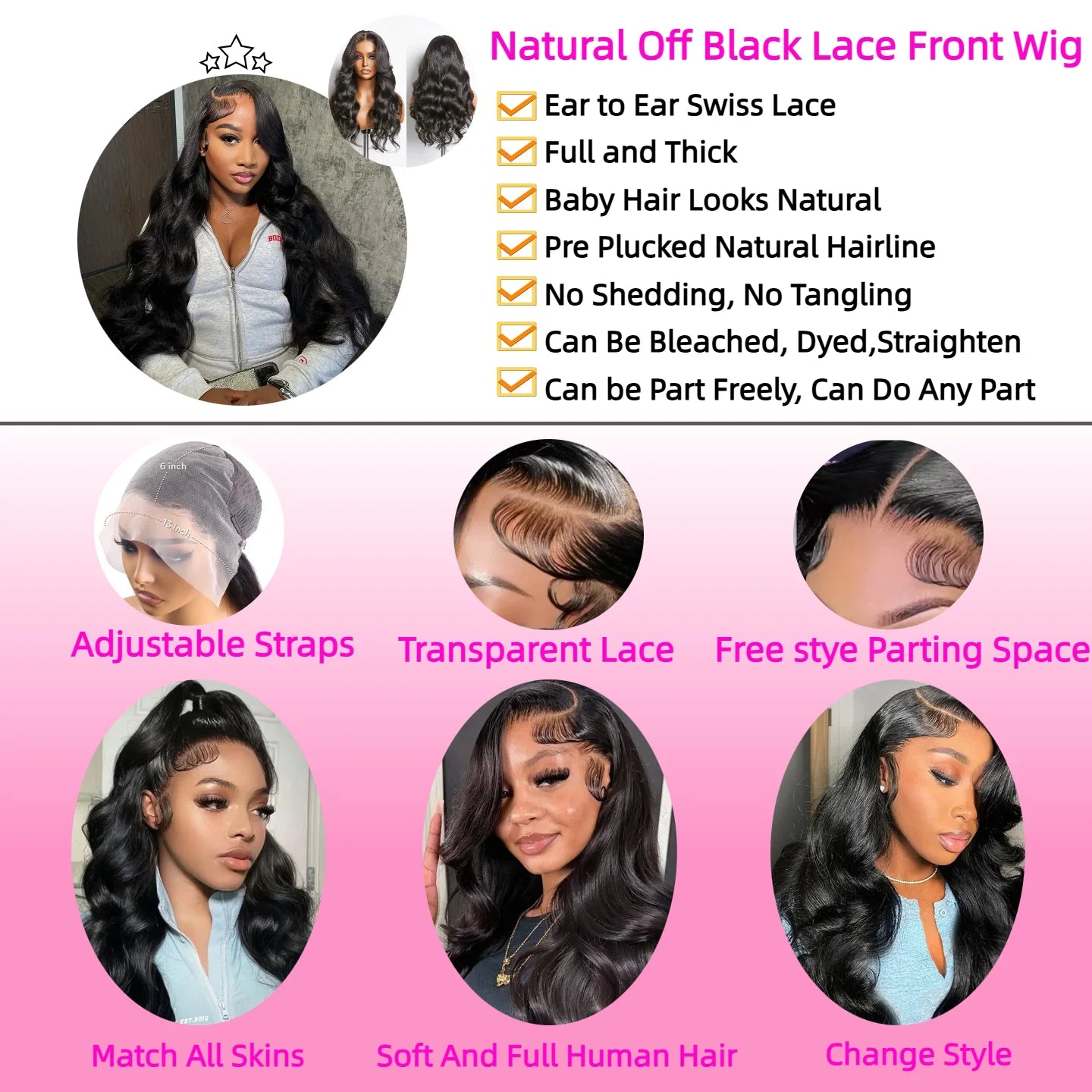 30 36 Inch Body Wave Lace Front Wig 13x4 13x6 Lace Frontal Human Hair Wigs 200 Density Body Wave Brazilian Hair Wig For Women