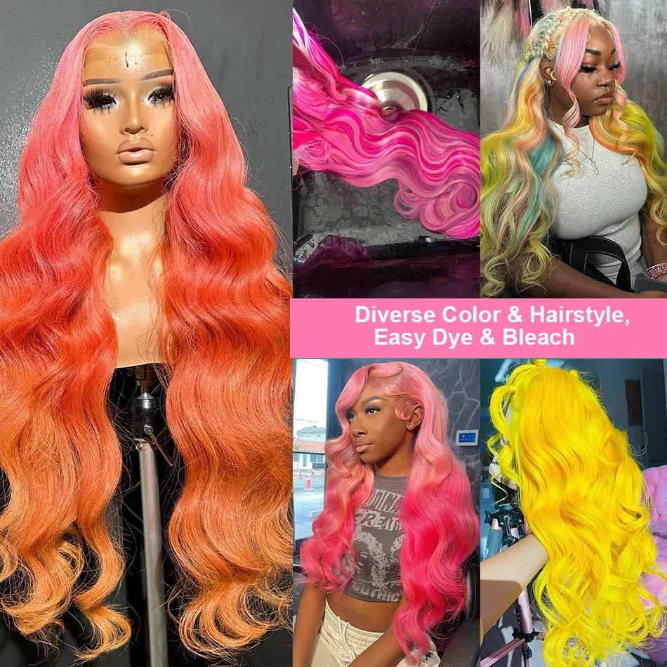 Body Wave 613 Hd Lace Frontal Wig 13x6 Human Hair Wigs 13x4 Transparent Lace Honey Blonde Glueless Wigs For Women 250 Density