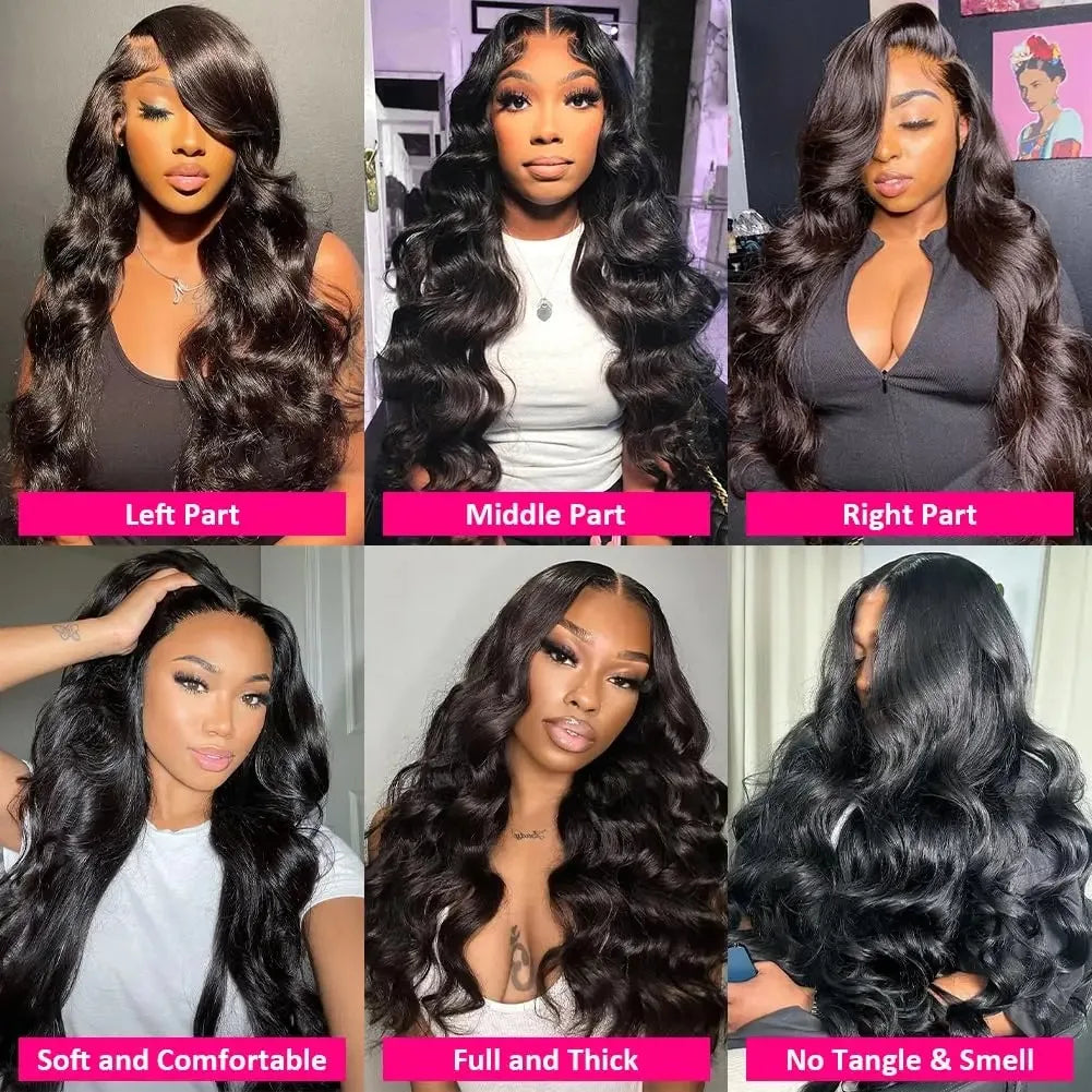 44 Inch Hd Body Wave Lace Front Wig Pre Plucked 13x4 13x6 Loose Wave Lace Frontal Wig Human Hair Wigs On Clearance Sale Lace Wig