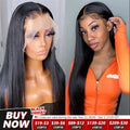 Straight Lace Front Wig 13x6 13x4 360 HD Transparent Lace Frontal Wig Brazilian 5x5 6x4 Glueless Human Hair Wigs for Women