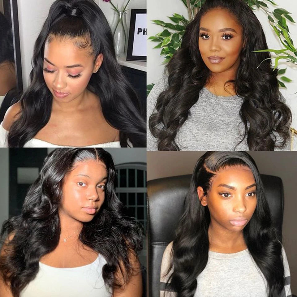 Malaysia Body Wave Transparent Wear To Go 13*5*2 T Lace Wig Human Hair Wigs On Sale Clearance Lace Front Wig For Women
