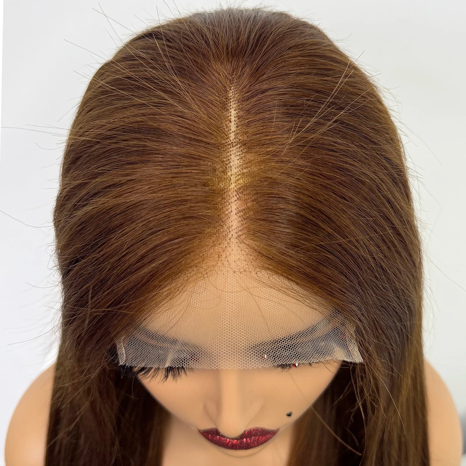 5x5 Transparent Lace Glueless Human Hair Wig 300% Density 24inch Double Drawn Bone Straight 100% Human Hair Wig for Black Women