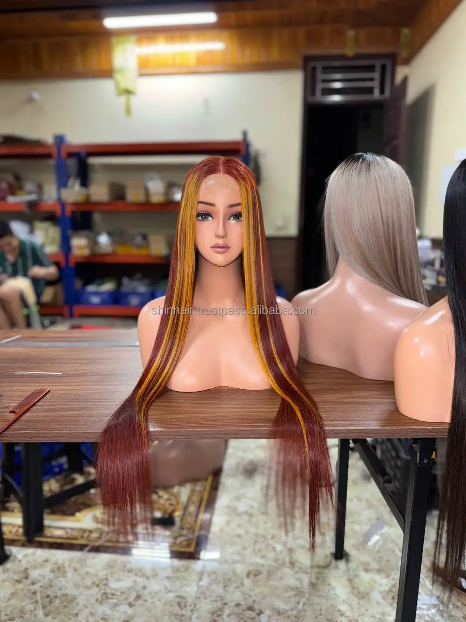 Human Hair Wigs Wholesale Price Various Color Wigs Bone Straight Vietnamese Human Hair Extensions Silky Smooth Shiny