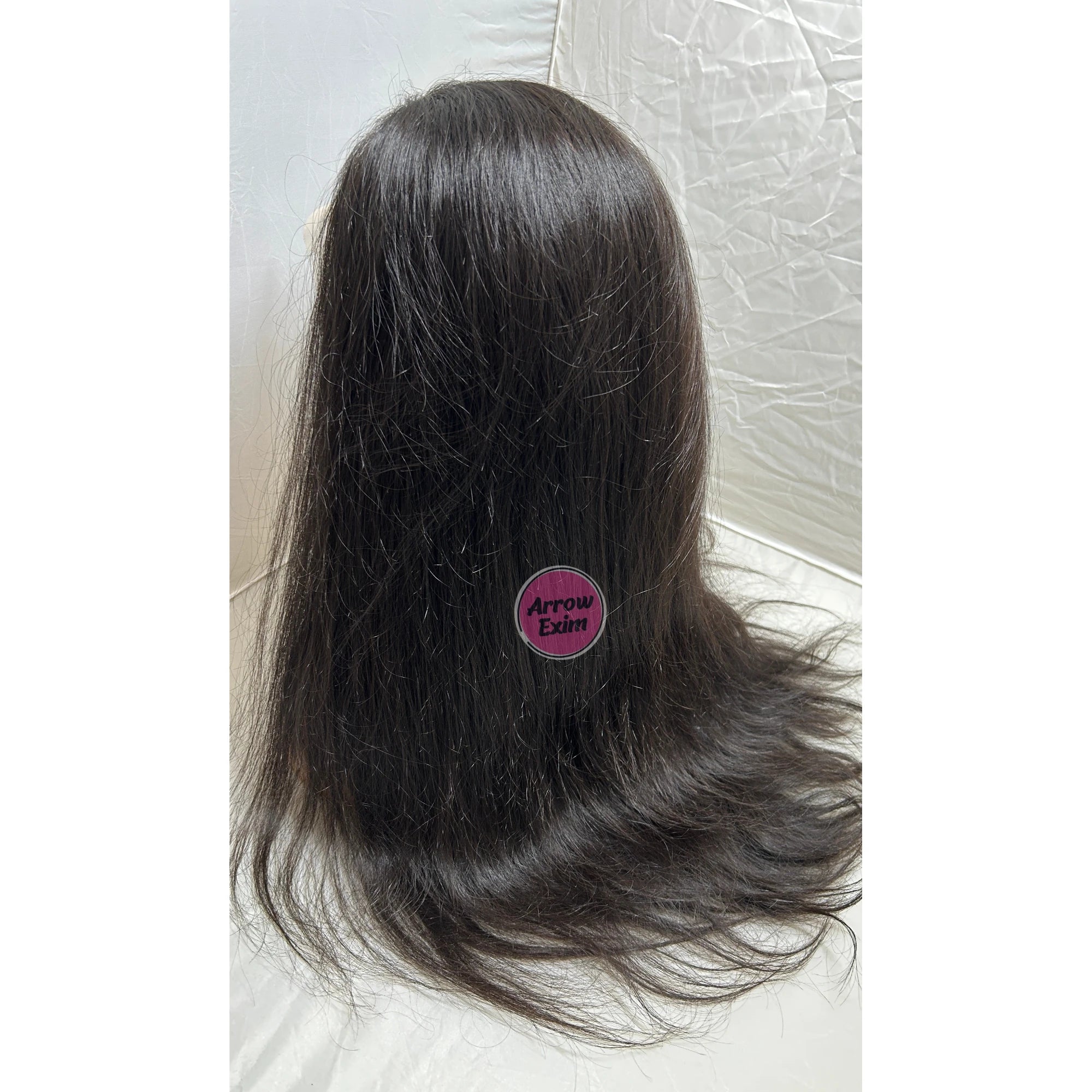 Raw Natural Remy Indian 13x4 Front for Lace Glueless 180% Density Transparent Human Hair Wigs Medium Length All Colors