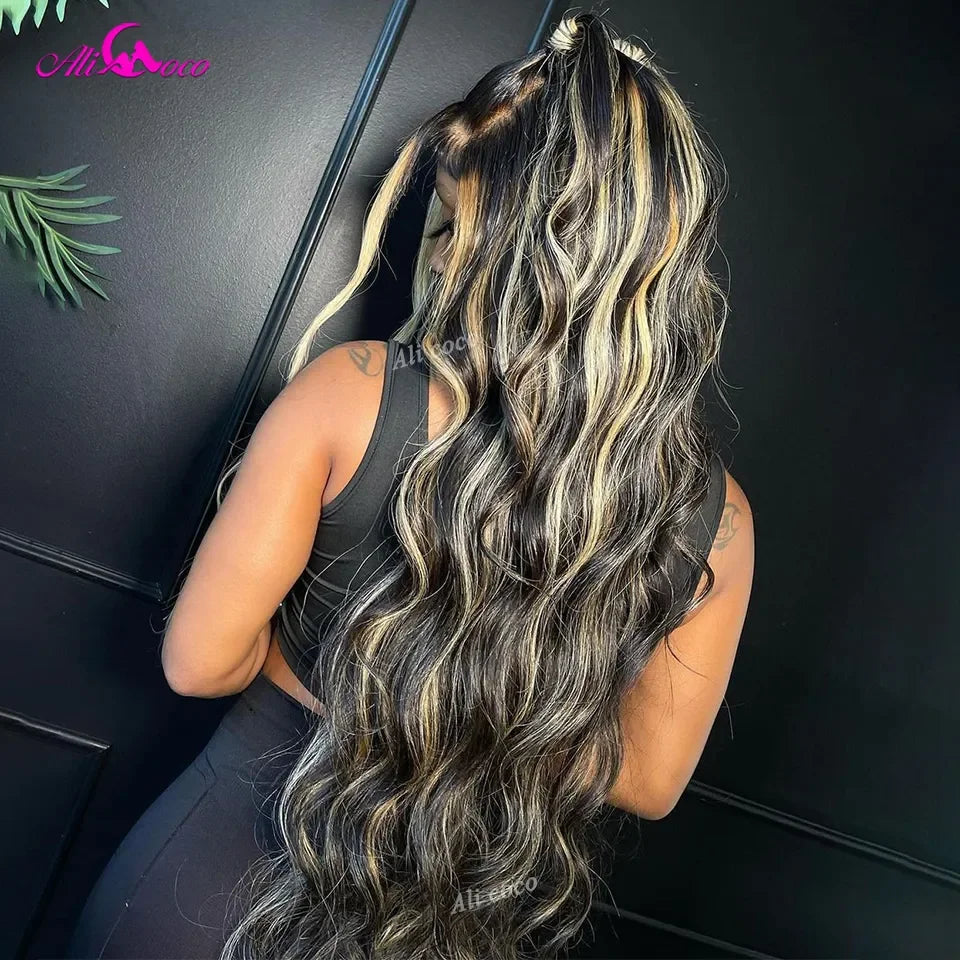 13x6 Body Wave Lace Front Wigs Human Hair Pre Plucked 180 Density Drawstring Wig Human Hair Glueless Human Hair Wigs For Women