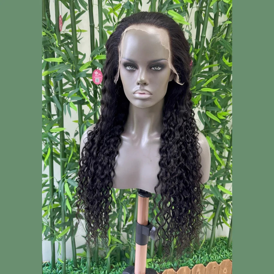 HD Lace Water Wave 13x6 5x5 6x6 Wig Raw Human Hair Wigs Pre Plucked Natural Hairline Melt Skin Lace Queen Hair Official Store