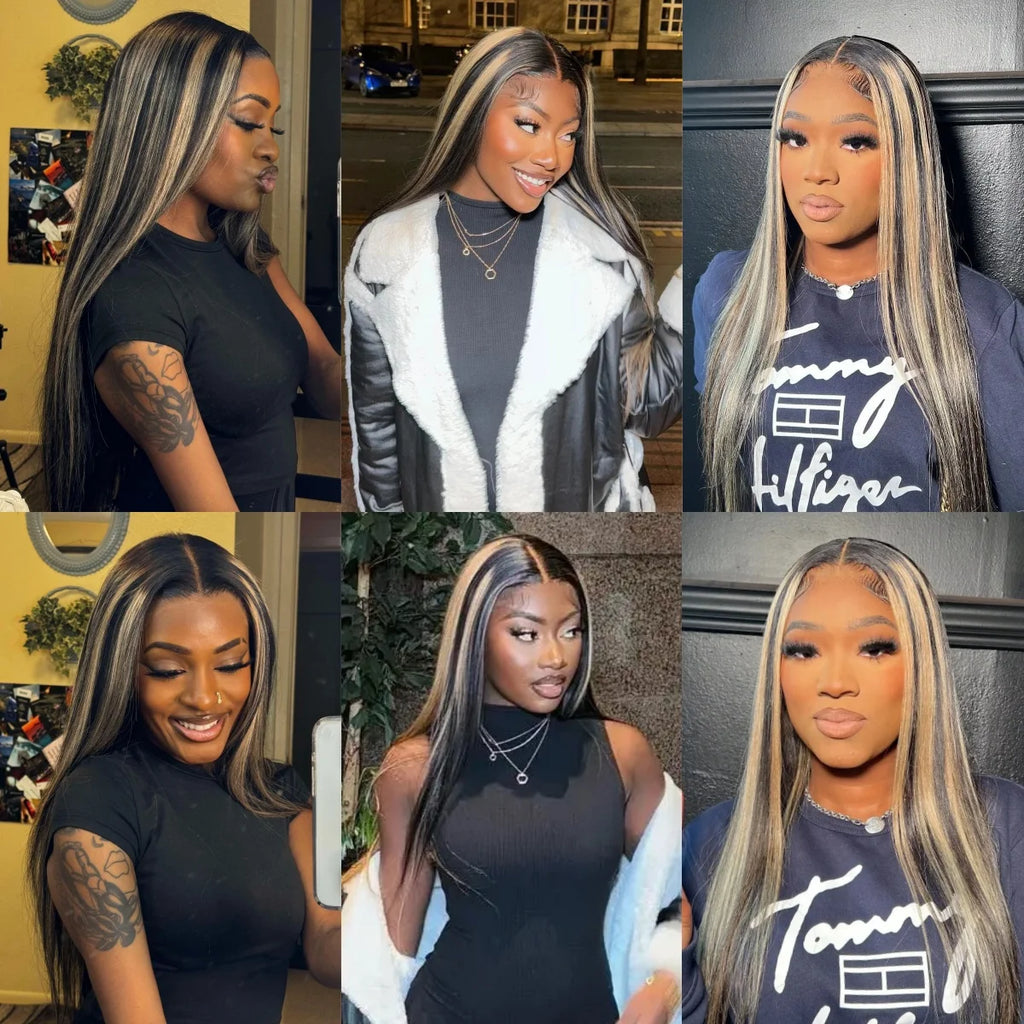 13x6 Lace Front Wigs Human Hair Straight Glueless Wigs Human Hair Pre Plucked 180 Density Drawstring Wig Human Hair For Women
