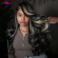 12A Blonde Highlight Wig Human Hair 13X4 13x6 Body Wave Lace Frontal Human Hair Wigs Pre plucked Highlight 5x5 Lace Closure Wigs
