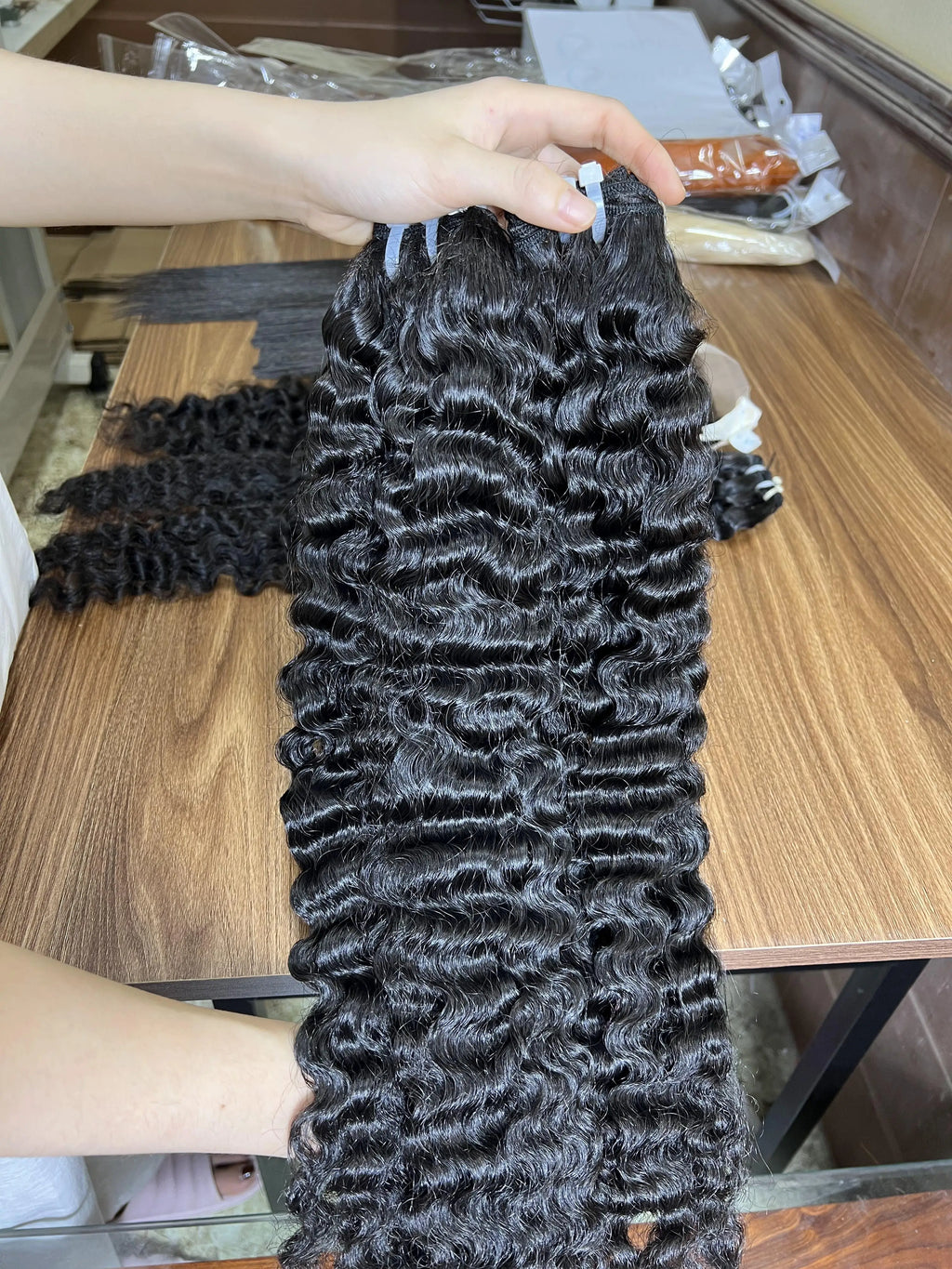 Wig Closure Lace 5x5 Burmese Curly Raw Hair Natural Color 26 Inch Human Hair Wigs Women Wholesale Vietnamese Virgin Hair