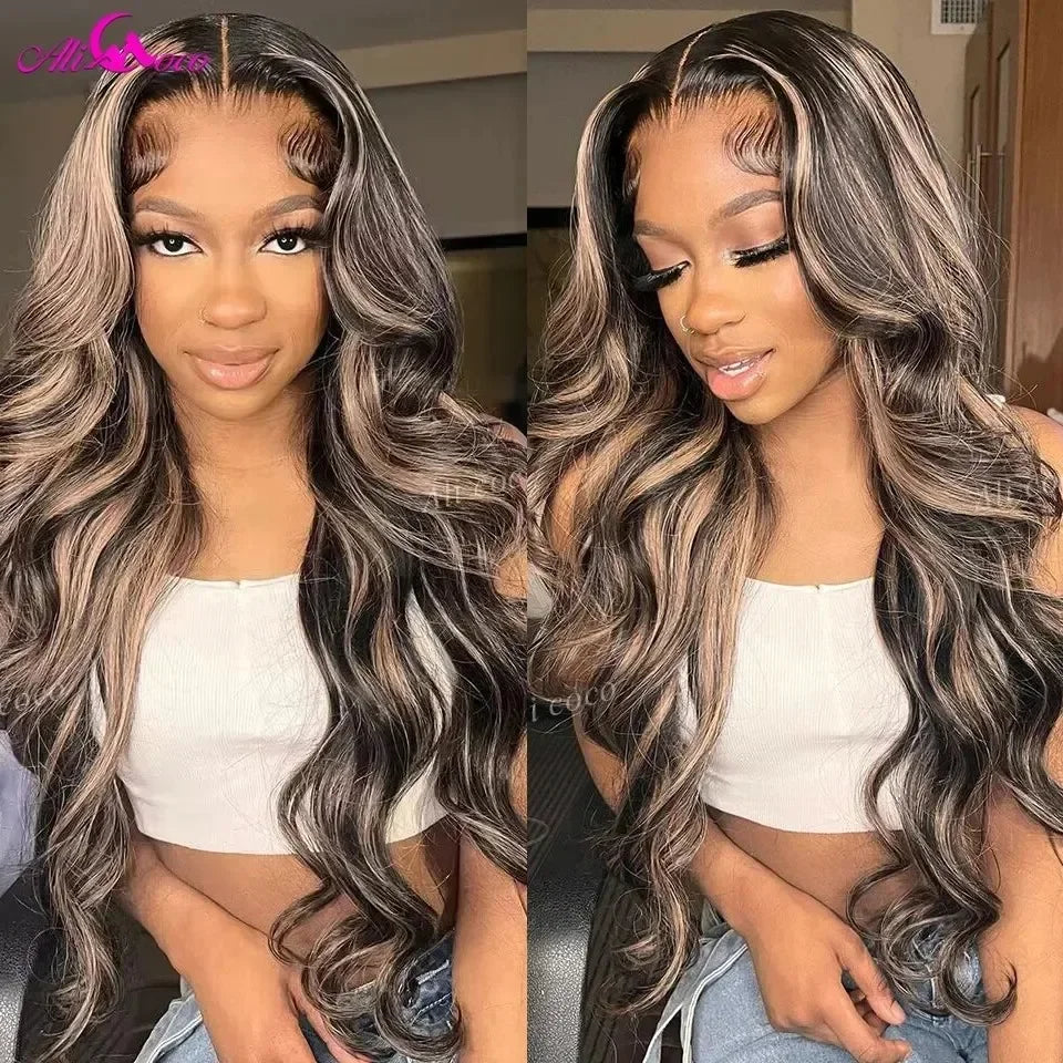 13x6 Body Wave Lace Front Wigs Human Hair Pre Plucked 180 Density Drawstring Wig Human Hair Glueless Human Hair Wigs For Women