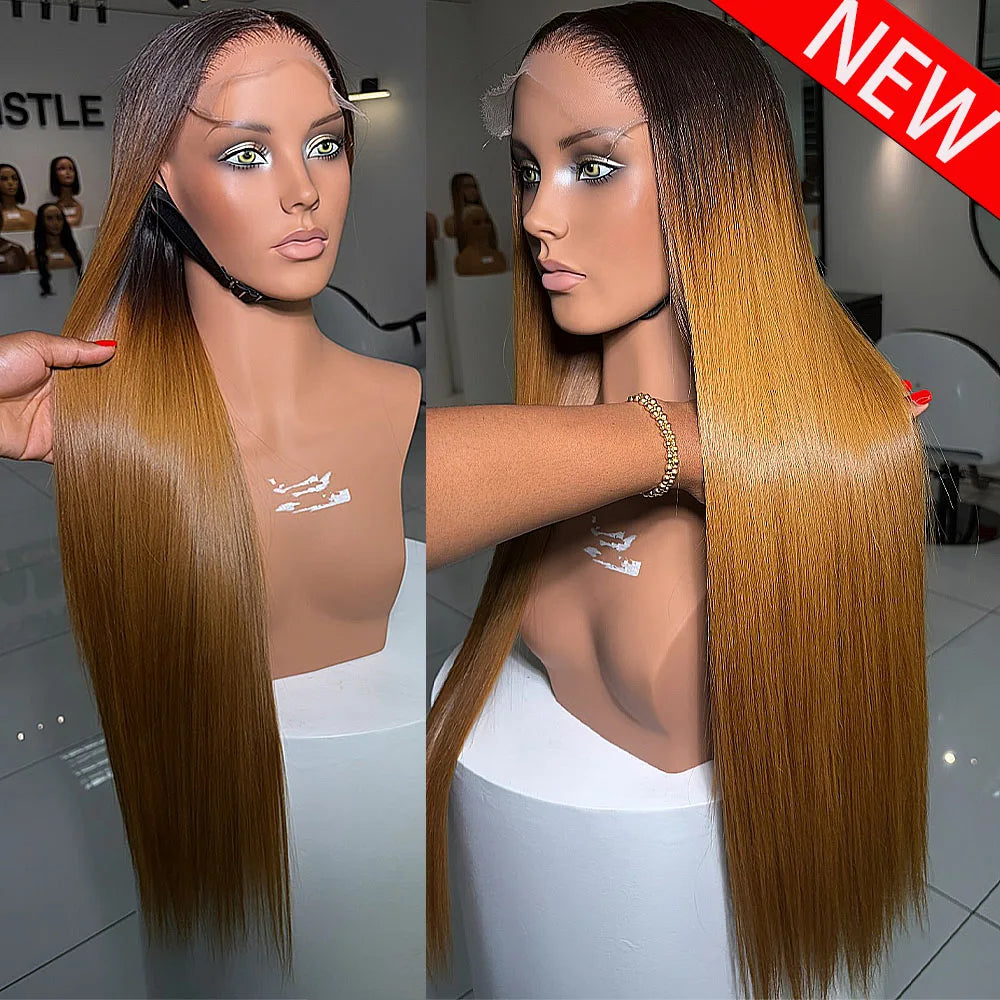 100% Real Human Hair straight Glueless Color Wigs 7x7/7x5 HD Lace Frontal Wigs Human Hair Pre Plucked 300/400 Density For Women