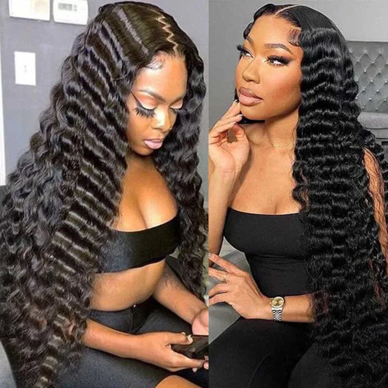 Loose Deep Wave Frontal Wig Human Hair 13x6 HD Lace Brazilian Curly Natural Wave 13x4 Lace Front Human Hair Wigs on Sale