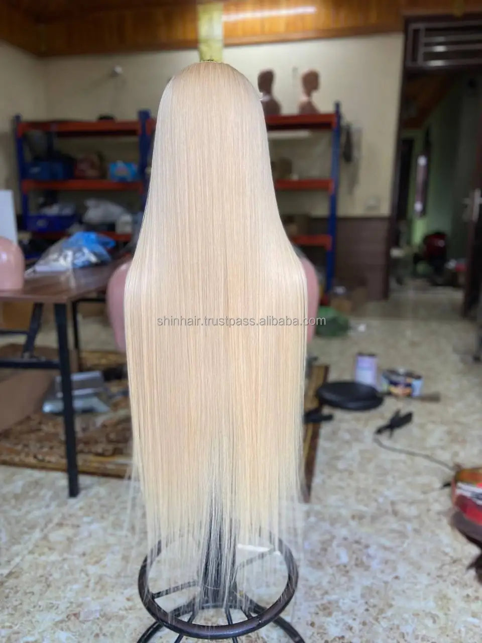 Human Hair Wigs 8-30 Inches Raw Bone Straight Vietnamese 100% Virgin Hair Wig Length Available in Blond Black Women